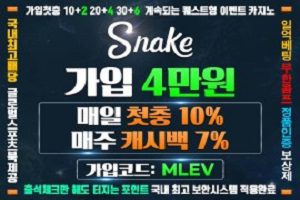 스네이크 가입 4만원